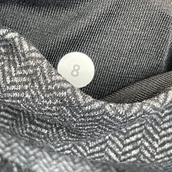 Lululemon Wunder Under Legging Low Rise Black Gray Herringbone - Picture 3 of 6